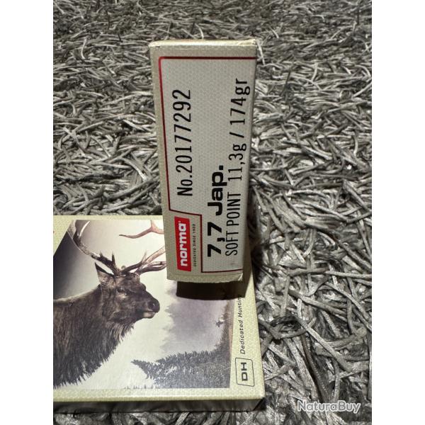 MUNITIONS CALIBRE 7,7X58 JAP (ARISAKA)