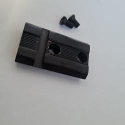 Embase Weaver arri&egrave;re pour Remington 700 avec vis