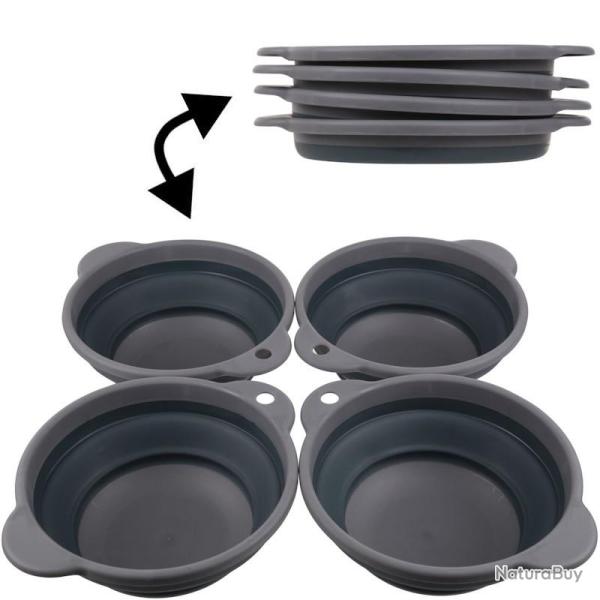 Bol pliable Regatta TPR Folding Bowl (lot de 4)