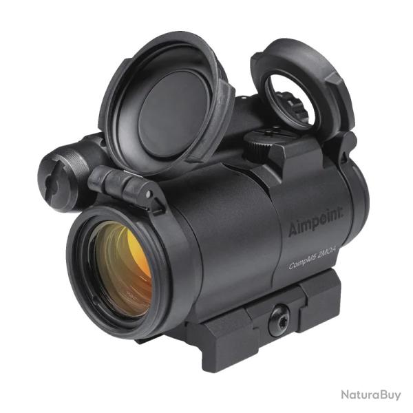 Point Rouge Aimpoint Comp M5 Avec Montage Picatinny - Point 2 MOA - Noir