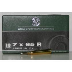 CARTOUCHES RWS 7x65R ID CLASSIC 177gr x20