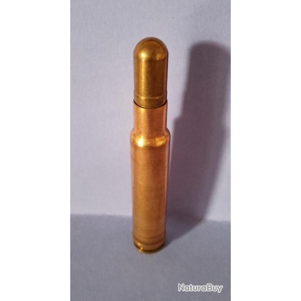 UNE !!!  IMPOSANTE Cartouche cal. 416 WEATHERBY MAGNUM balle" blind�e monolithique "CALIBRE AFRICAIN