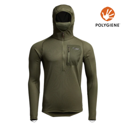 Sweat de chasse &agrave; capuche core lighweight COVERT SITKA