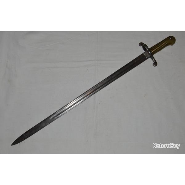 RARE SABRE BAIONNETTE FUSIL SPENCER NAVY-GUERRE DE SECESSION- DEFENSE NATIONALE GUERRE 1870/1871