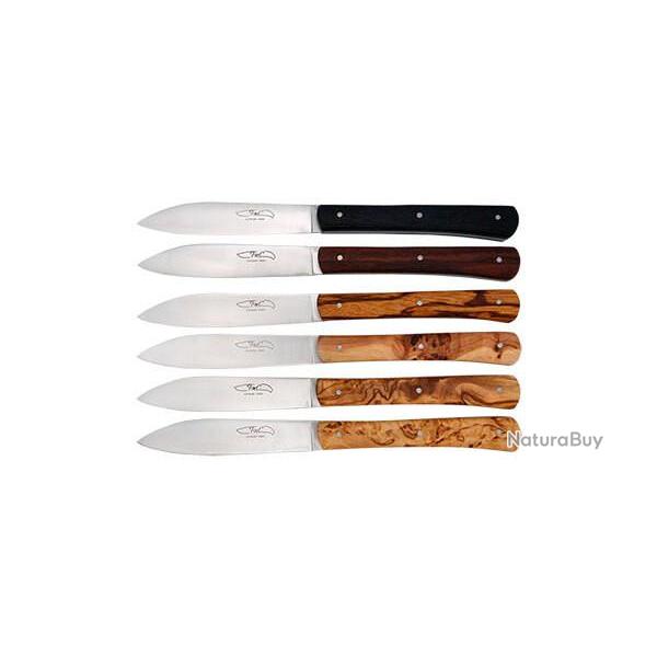 Coffret 6 couteaux Panach� Coutelier de Thiers Zen Table