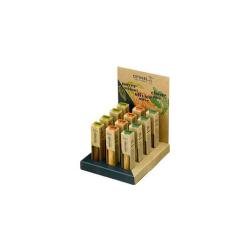Bo&icirc;te pr&eacute;sentoir N&deg;08 3 essences x 4 Opinel