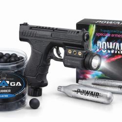Pack Ouragan Pistolet de d&eacute;fense CO2 Beeman BP50 Cal.50