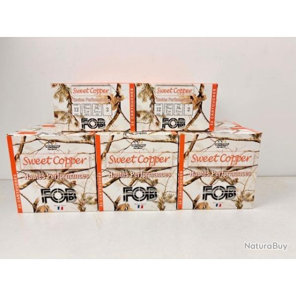 200 Cartouches Fob Cal 12 Sweet Copper 34G N�2