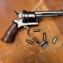 Revolver 7mm &agrave; broche fran&ccedil;ais