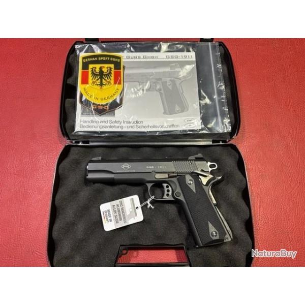 PISTOLET GSG 1911 CAL 22lr FINITION NOIR PLAQUETTE NOIR