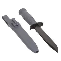 COUTEAU DE TERRAIN GLOCK FELDMESSER FM81 AVEC SCIE ET ETUI CEINTURE GRIS NUIT