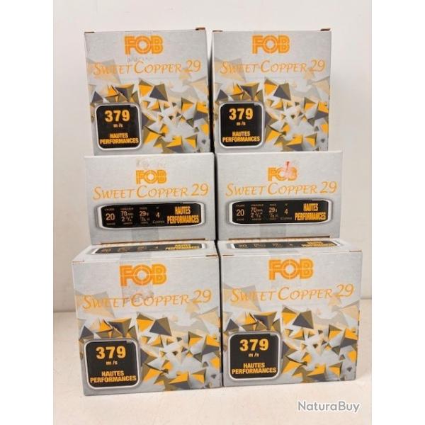 200 Cartouches Fob Cal 20 Sweet Copper 29 N�4