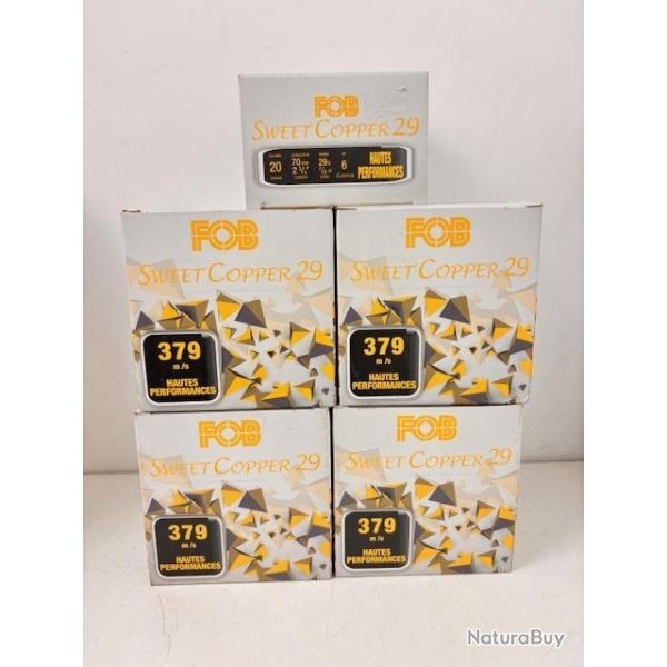 225 Cartouches Fob Cal 20 Sweet Copper 29 N�6