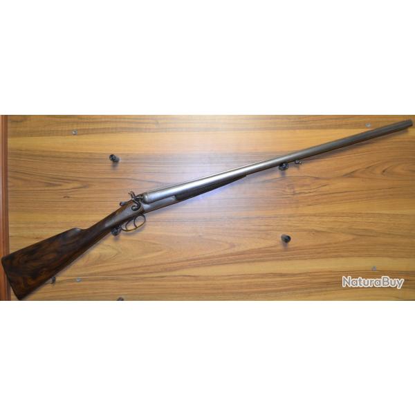 AUTHENTIQUE LEFAUCHEUX PAR HENRI RIEGER DAMAS CAL.12/70 FUSIL A CHIEN EXTERIEUR