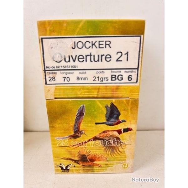 50 Cartouches Jocker Cal 28 Ouverture 21 BG N�6