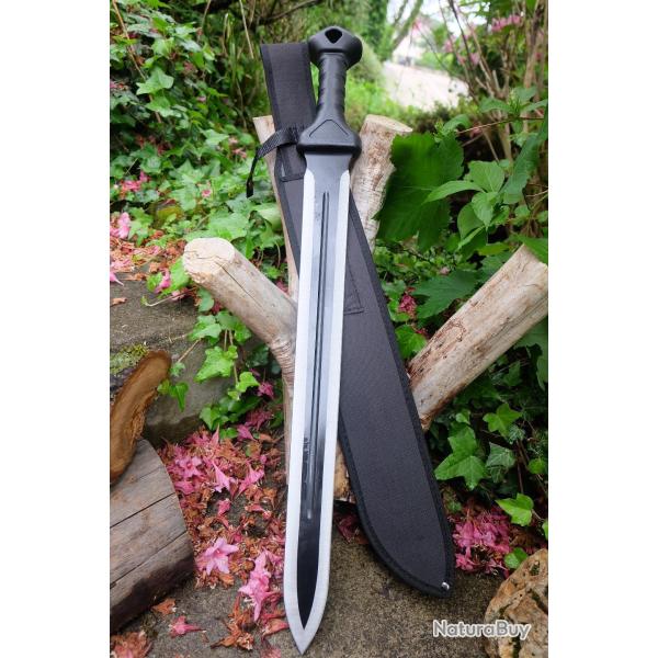 Ep�e Glaive L�gionnaire Romain Sword Gladiator Lame Acier 3Cr13 Manche Nylon Etui Nylon Tactical 001