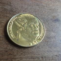 monnaie m&eacute;daile  pascal paoli corsica  ile de beaut&eacute;