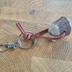 porte clef bois de cerf 2