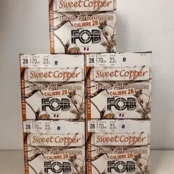 125 Cartouches Fob Sweet Copper Cal 28 N&deg;8