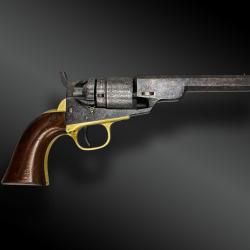 REVOLVER COLT MODELE 1862 CONVERSION ETATS UNIS, XIX&egrave;me si&egrave;cle.