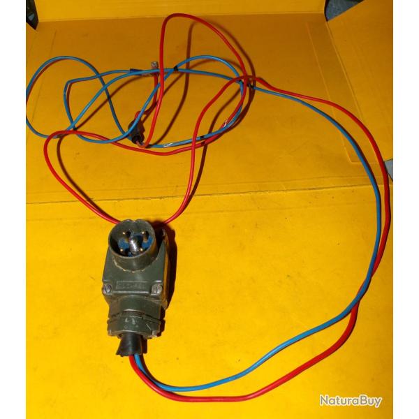 RADIO : PRISE D' ALIMENTATION POUR RADIO AN/GRC9 DE MARQUE POUR SOCAPEX ,POUR RADIOAMATEUR ,BON ETAT