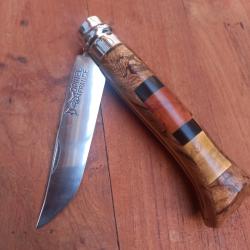 Magnifique Couteau OPINEL N 8  Manche en Bois