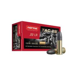 CARTOUCHES NORMA TAC-22 LRN Cal.22lr x500