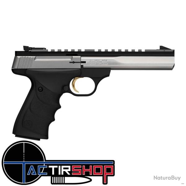 Pistolet BROWNING Buck Mark CONTOUR Stainless URX calibre 22lr
