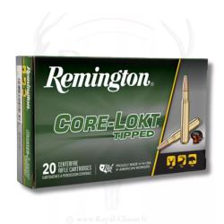 20 balles CORE-LOKT TIPPED Cal.308W 180Grs REMINGTON