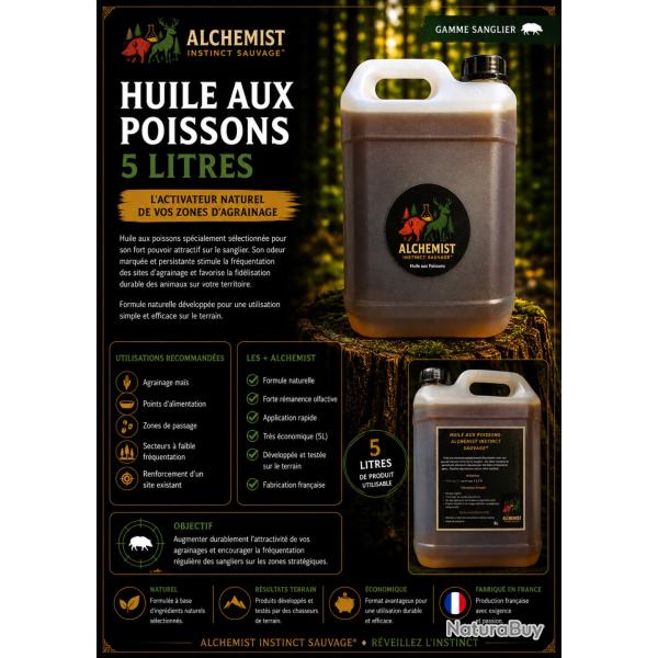 Huile aux poissons - 5L