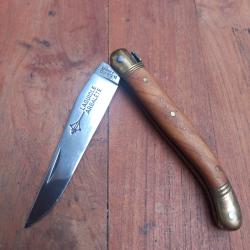Joli Couteau LAGUIOLE ARBALETE G.DAVID Manche en Bois