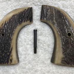 Plaquettes de crosse en bois de cerf pour Colt SAA 1873 (arme non incluse)