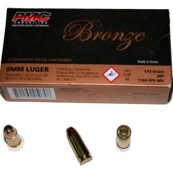 MUNITIONS 9X19 PMC JHP 115GR BTE 50