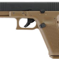 Pistolet &agrave; plomb CO2 4,5 mm BB - GLOCK 17 GEN5 - Blowback Coyote