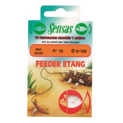 Hame&ccedil;on Mont&eacute; Feeder Etang Sensas T12 / 0.16mm
