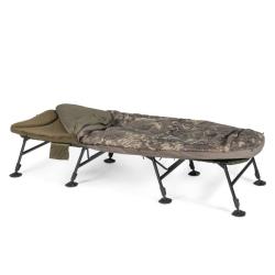 Bedchair Nash Indulgence HD40 Sleep System 8 pieds Camo Emperor
