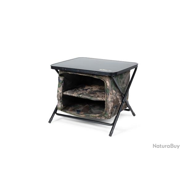 Table de bivouac Nash Bank Life Bedside Station Camo Large