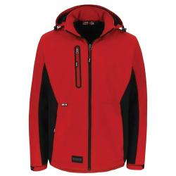 Veste Softshell Trystan Homme Noir Rouge Herock&reg;