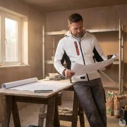 Veste Softshell Trystan Herock&reg; Homme Noir Blanc