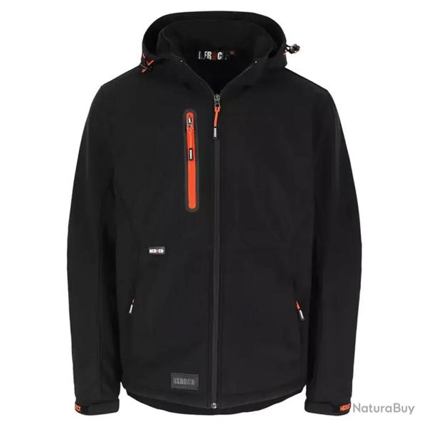 Veste Softshell Trystan Noire pour Homme Herock�