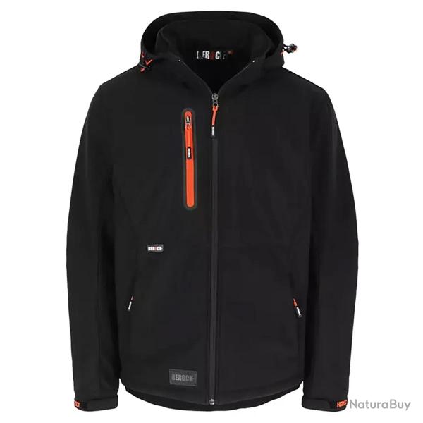 Veste Softshell Trystan Noire pour Homme Herock�