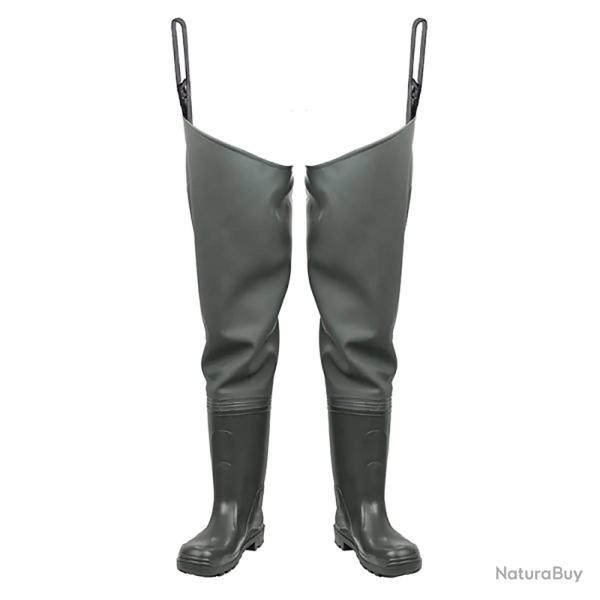 Cuissardes PVC homme noires - Imperm�ables et antid�rapantes 40