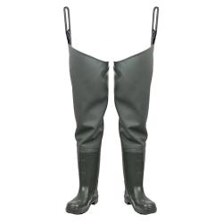 Cuissardes PVC homme noires - Imperm&eacute;ables et antid&eacute;rapantes 42