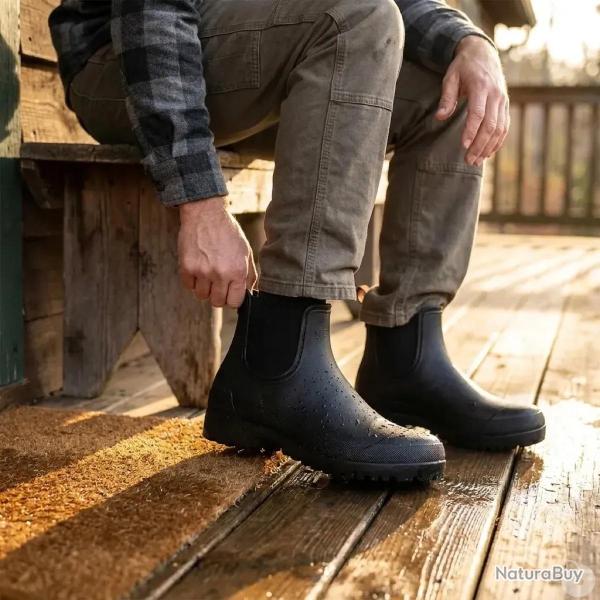 Bottillons Chuck Noir pour Homme BAUDOU