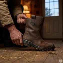 Bottes de s&eacute;curit&eacute; Mayon S3S Homme Marron
