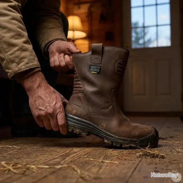 Bottes de s�curit� Mayon S3S Homme Marron