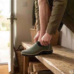 Sabots n&eacute;opr&egrave;ne Montana Kaki pour Homme Black Fox