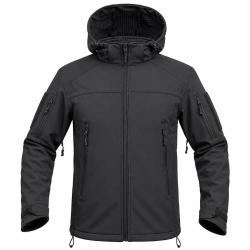 Veste Softshell Fighter A10&reg; Homme Noire Imperm&eacute;able Respirante