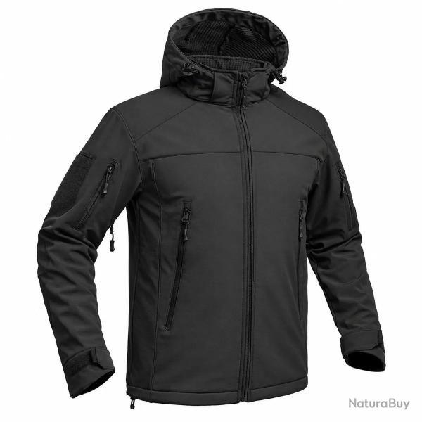 Veste softshell A10 Equipment Fighter noire renforc�e