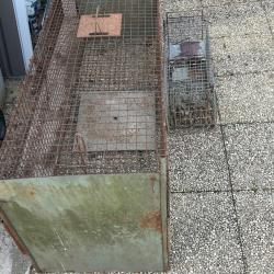 Vend cages pi&eacute;geage et pi&egrave;ge lacet
